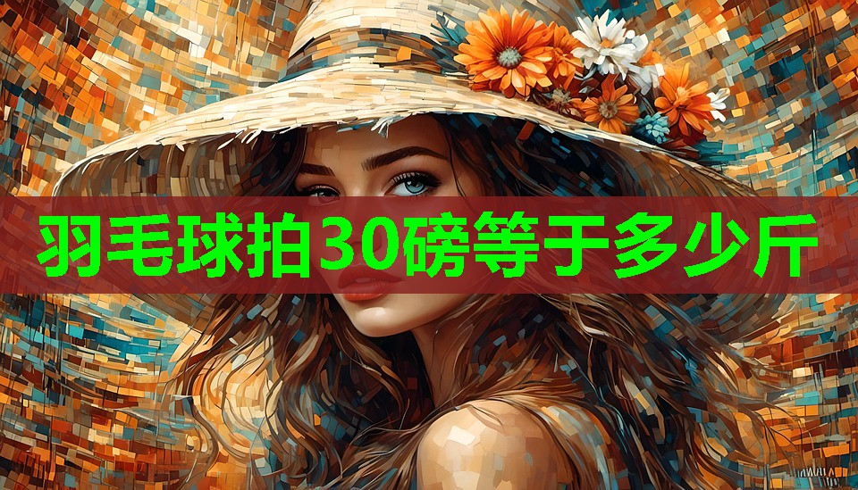 羽毛球拍30磅等于多少斤