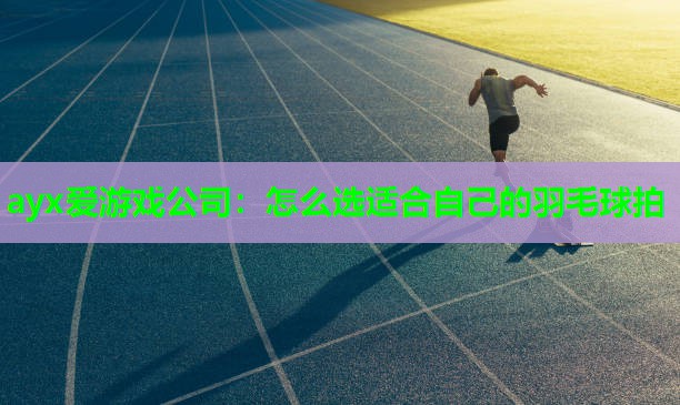 怎么选适合自己的羽毛球拍