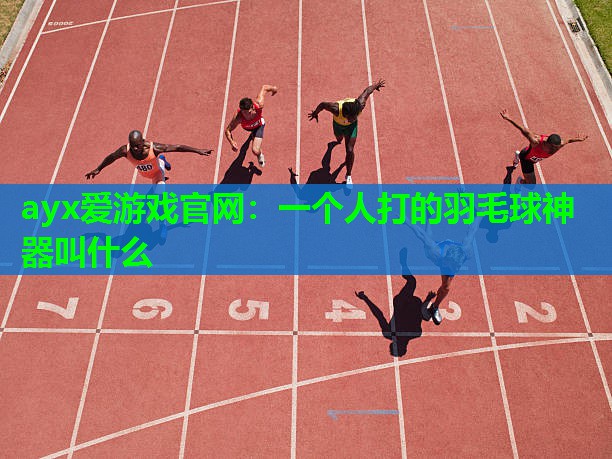 一个人打的羽毛球神器叫什么